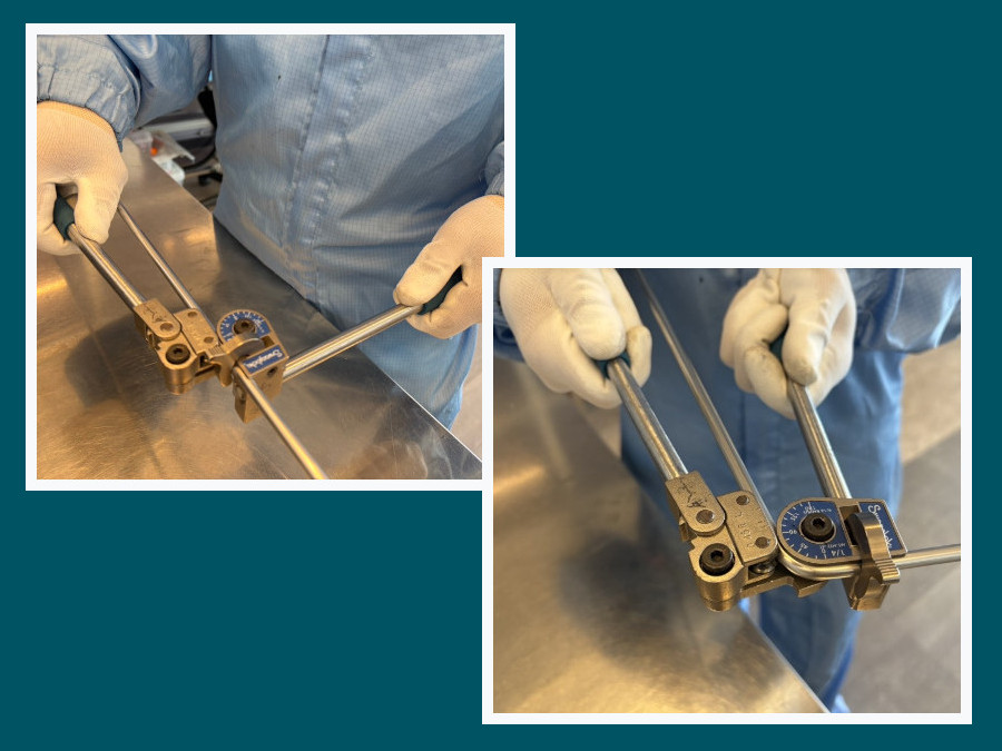 作業風景 工場クリーンルーム内作業